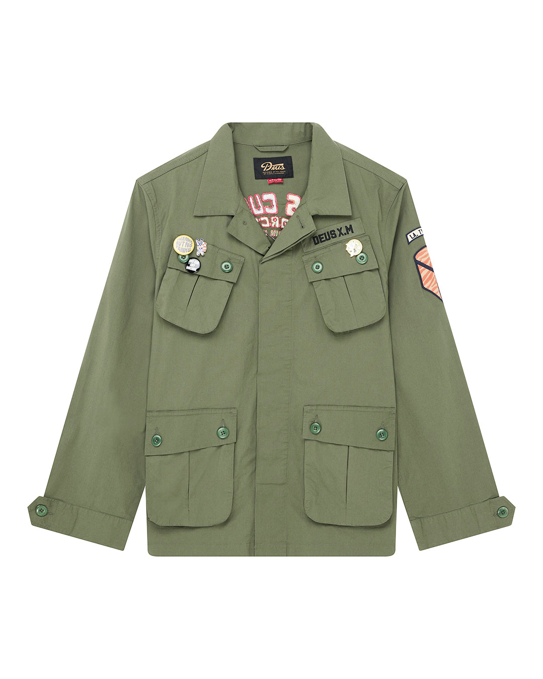 Camisas | Deus Ex Machina | Camisa Power - Verde Pino – Deus Ex