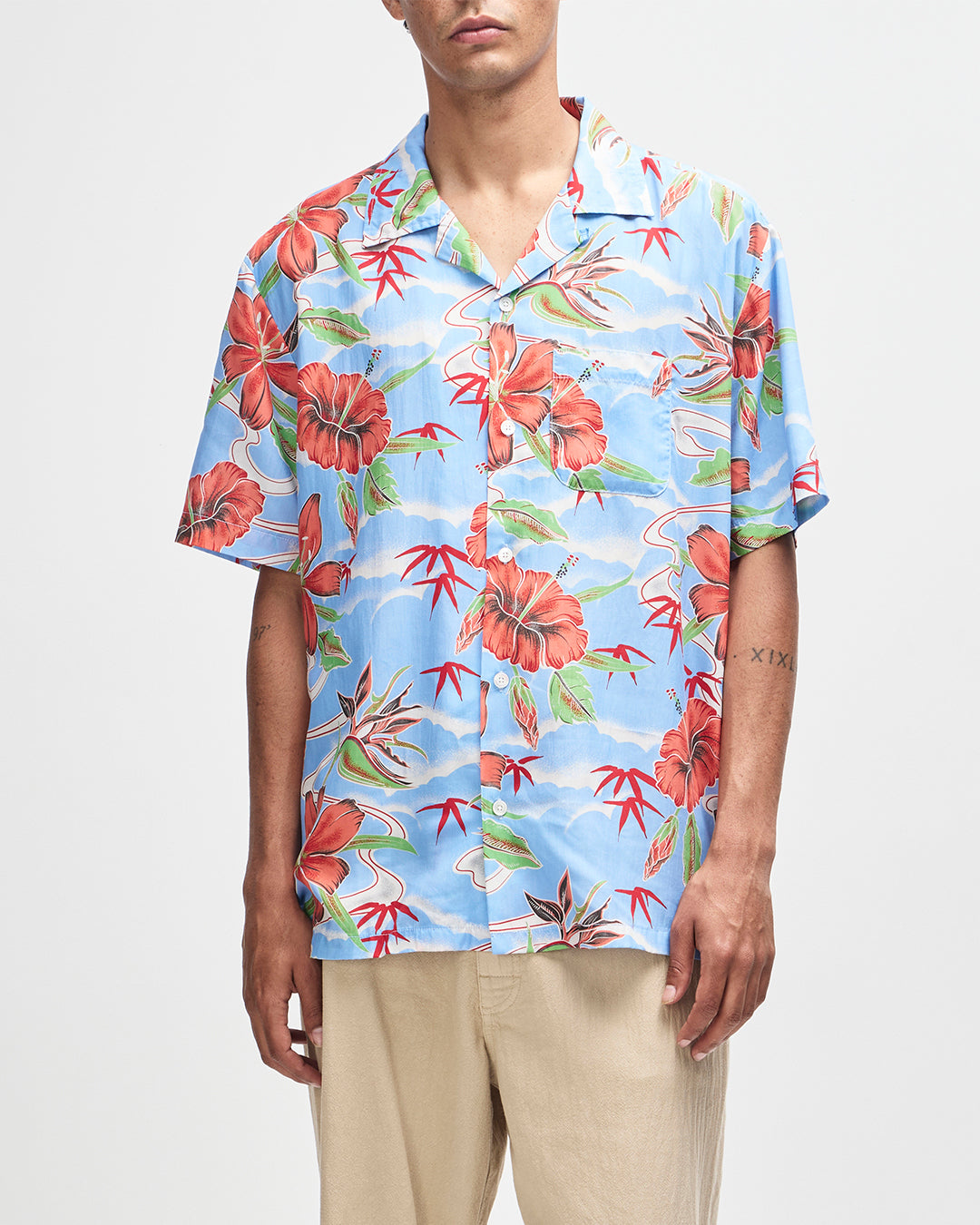 Shirts | Deus Ex Machina | Broadus Shirt - Blue – Deus Ex Machina