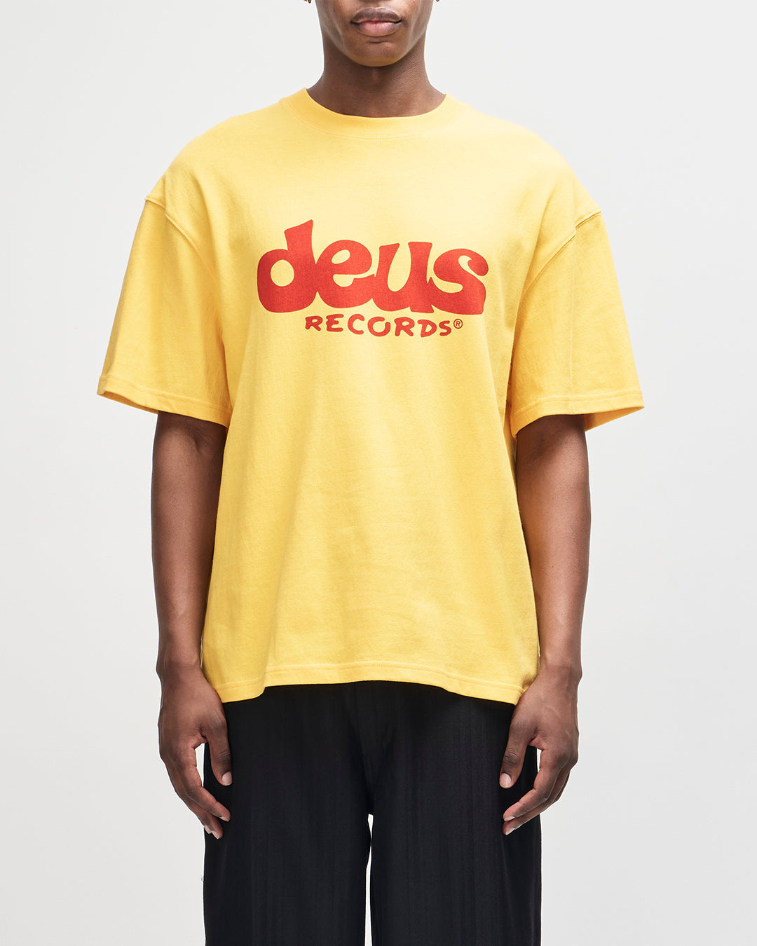 T-Shirts | Deus Ex Machina | Smile Tee - Citrus Yellow – Deus Ex