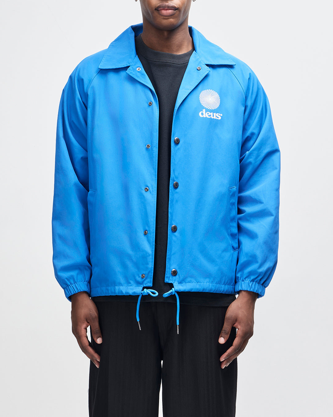 ウェア CAST X BLAST COACH JACKET Jackets | Deus Ex Machina | Strata Coach Jacket - Daphne Blue