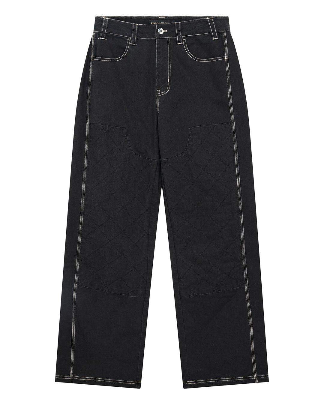 mlouren cutwork embroidery pant ブラック Pants | Deus Ex Machina | Vulkan Pant - Black – Deus Ex Machina Europe