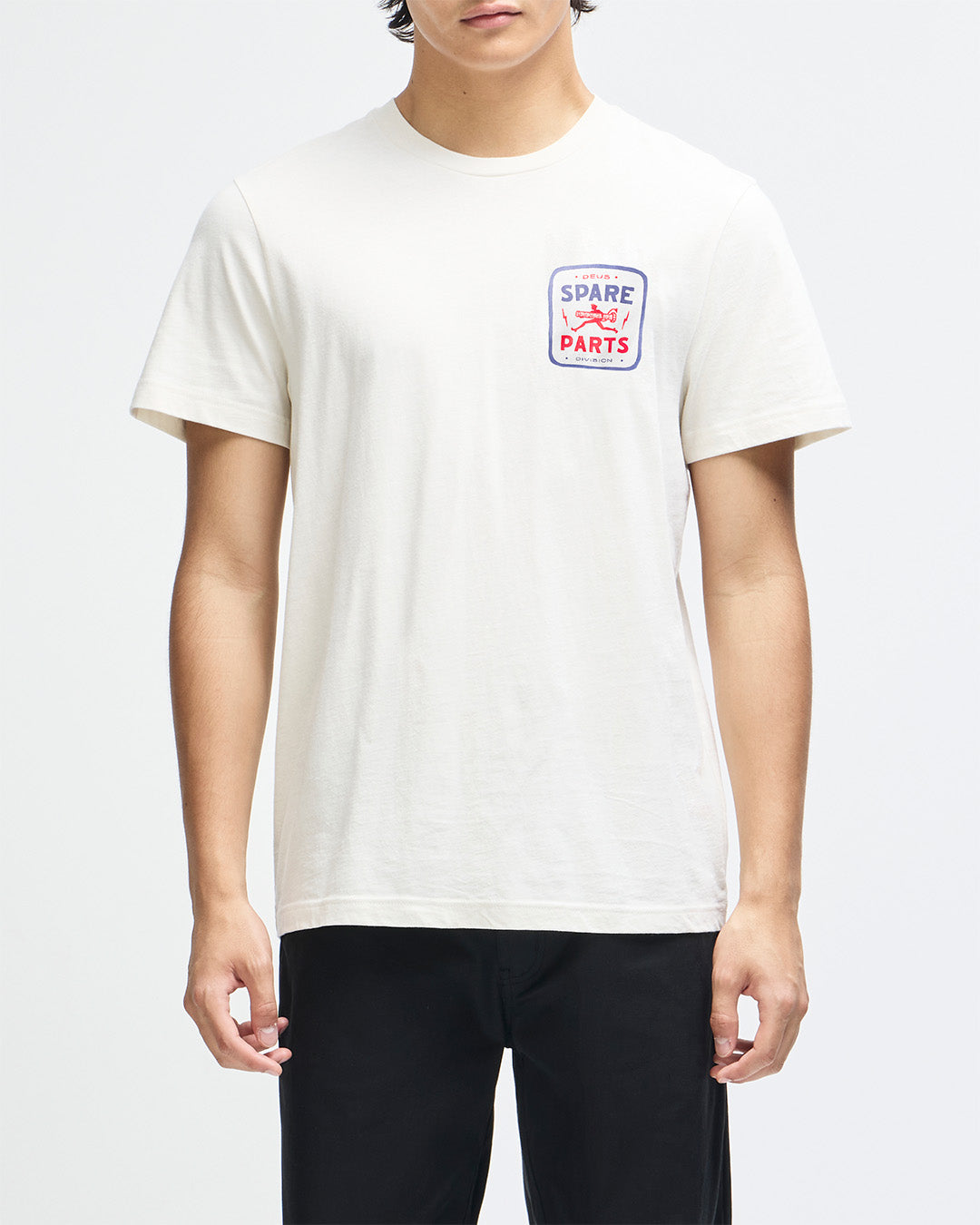 T-Shirts | Deus Ex Machina | Mudflap Tee - Vintage White – Deus Ex