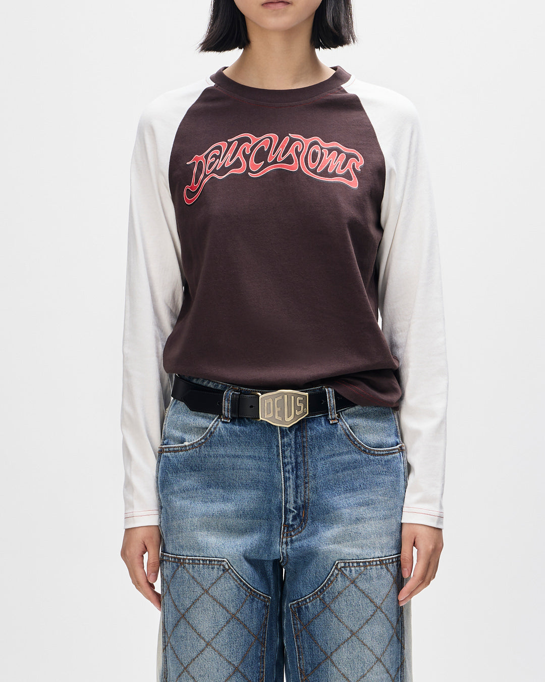 T-Shirts | Deus Ex Machina | Rocca Raglan Tee - Java Brown – Deus