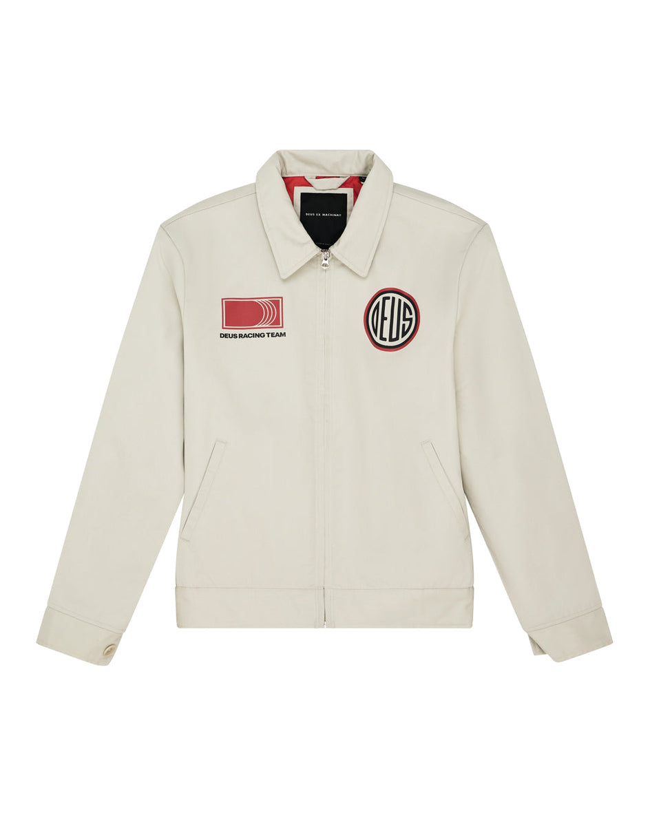 Jackets Deus Ex Machina Marnus Team Jacket Dirty White