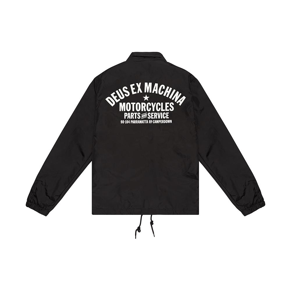 DEUS EX MACHINA ブラック　コーチジャケット XS CLINK｜DEUS EX MACHINA TOKYO COACH｜東京・吉祥寺｜SOFTMACHINE