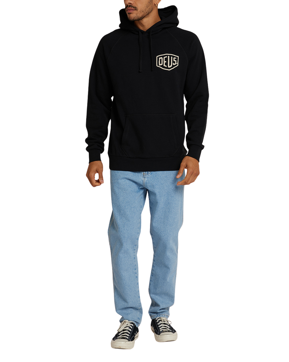 デウス エクス マキナ MILANO ADDRESS HOODIE パーカー Milano Address Hoodie - Black – Deus Ex Machina Europe