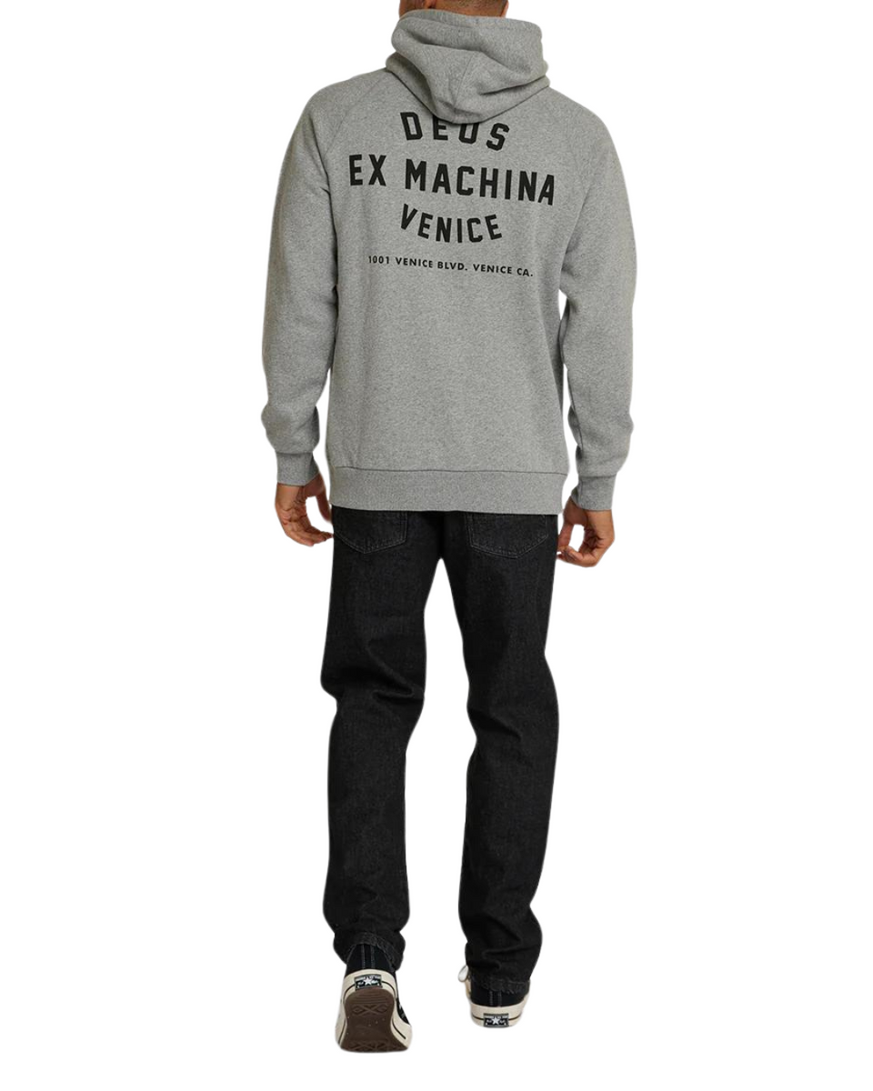 Venice Address Hoodie - Grey Marle – Deus Ex Machina Europe