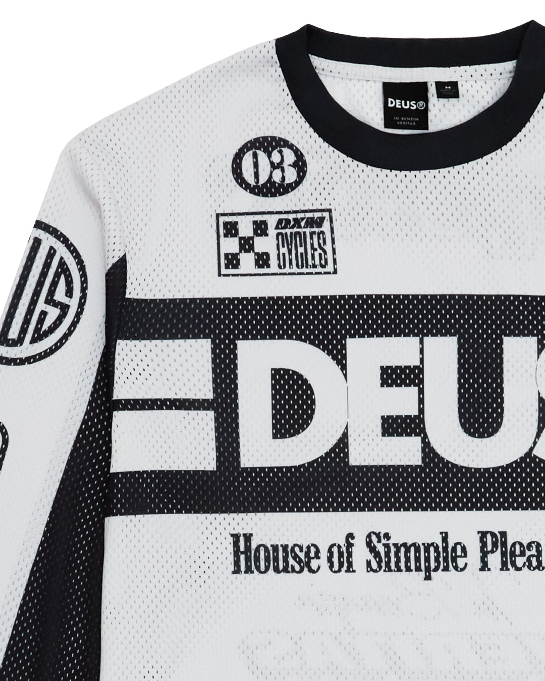 Jerseys | Deus Ex Machina | Off Road MX Jersey 2.0 - Dirty White