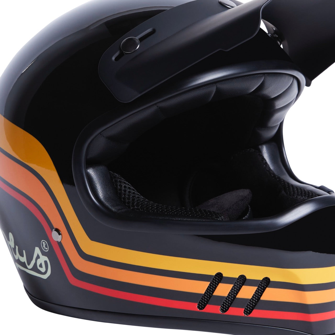 Stripes Helmet - Black – Deus Ex Machina Europe