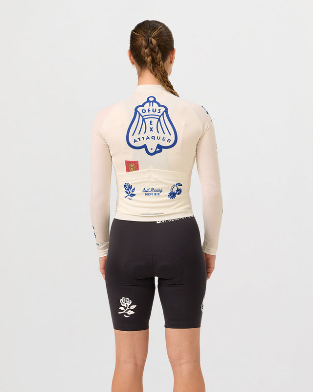 Deus Ex Attaquer Knocker Womns Long Sleeve Jersey - Grey