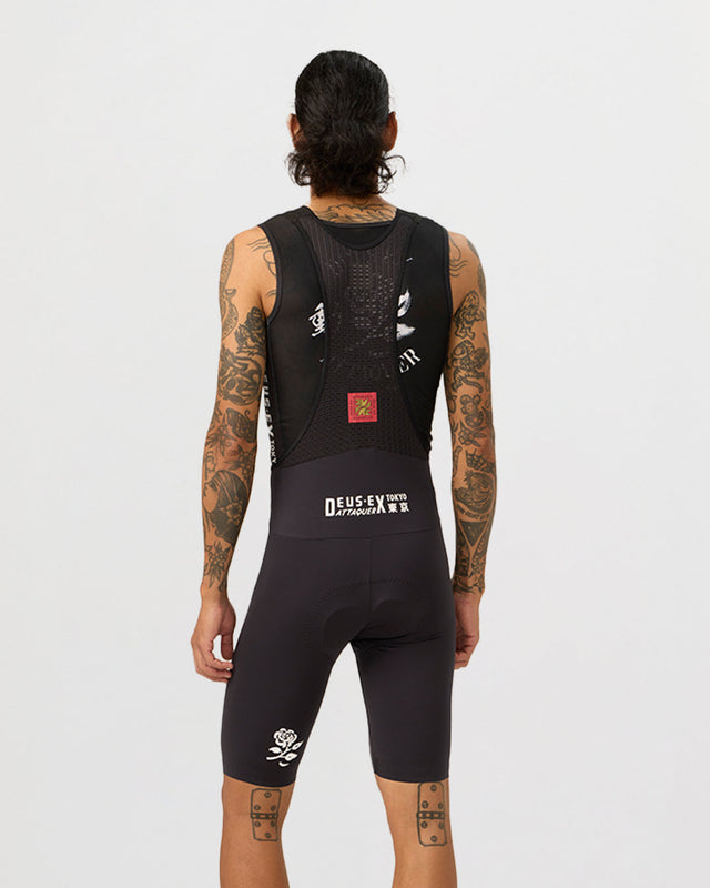 Deus Ex Attaquer Rose Bib Short - Black