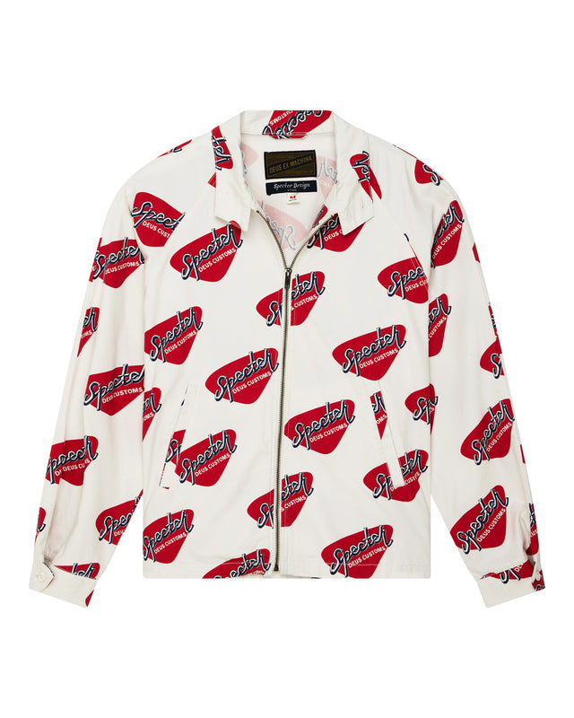 Specter Stamp Jacket - Vintage White