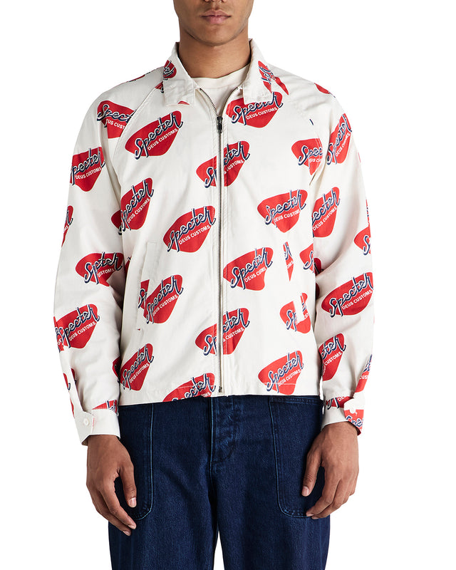 Specter Stamp Jacket - Vintage White