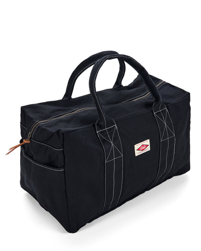D261MBG357-CanvasDuffleBag-Black