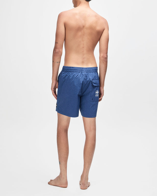 Service Mesh Swim Short - Mechanic Blue