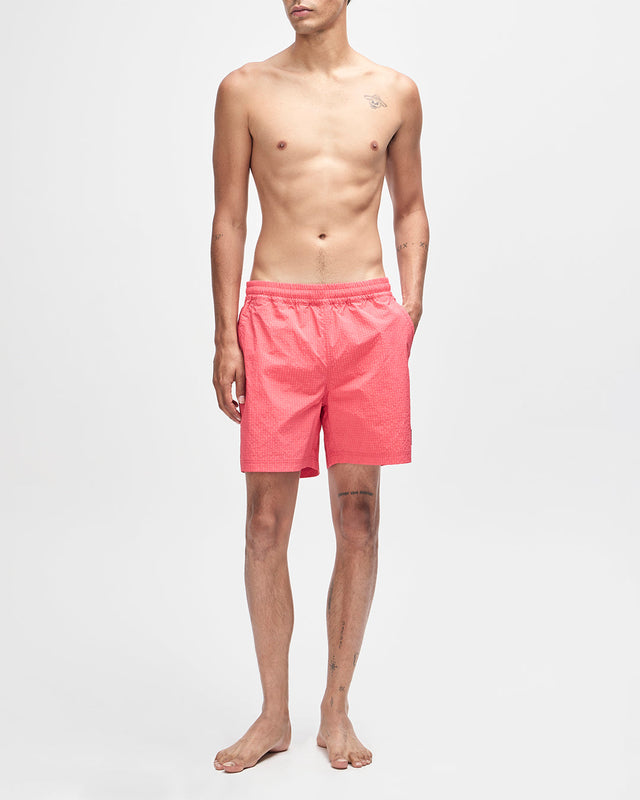 Bañador corto de servicio - Rojo melón