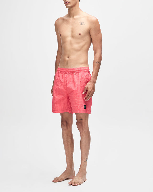 Bañador corto de servicio - Rojo melón