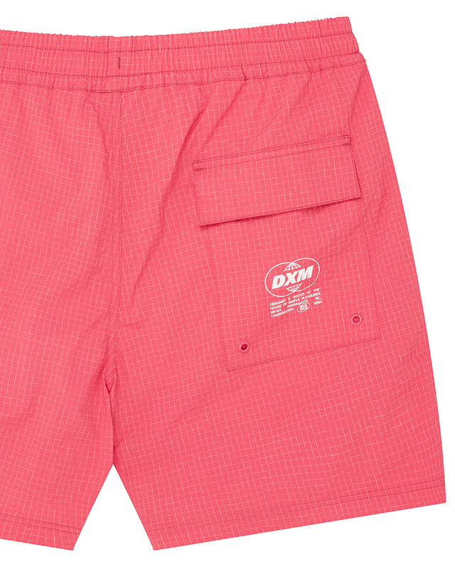 Bañador corto de servicio - Rojo melón