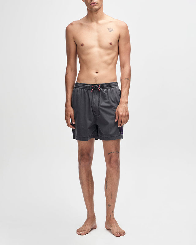 Sandbar Garment Dyed Mesh Short - Anthracite