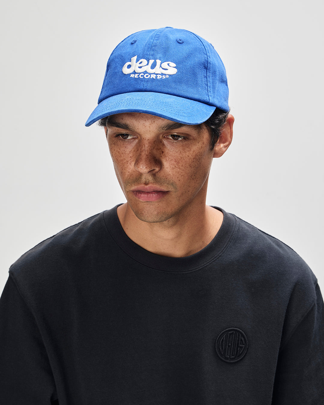 Hats | Deus Ex Machina | Smile Dad Cap - Limoges Blue – Deus Ex