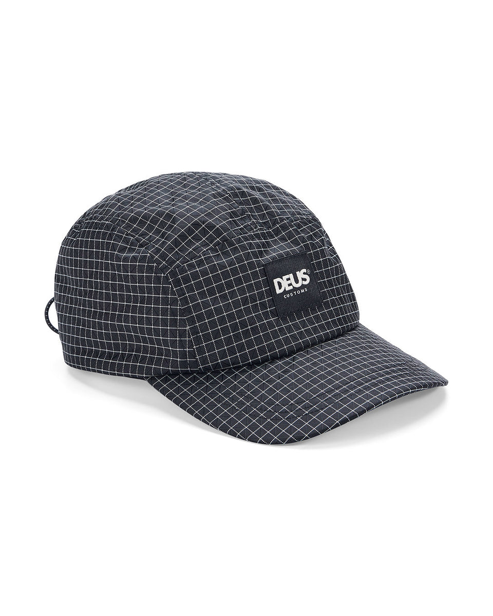 Hats | Deus Ex Machina | Tower 5 Panel Cap - Black – Deus Ex Machina Europe