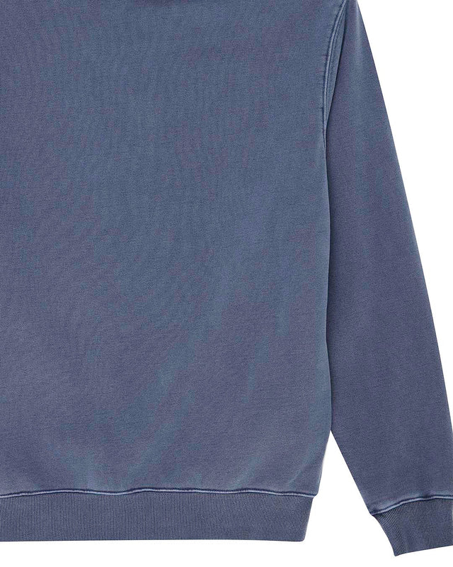 Shield Garment Dyed Zip Hoodie - Mechanic Blue
