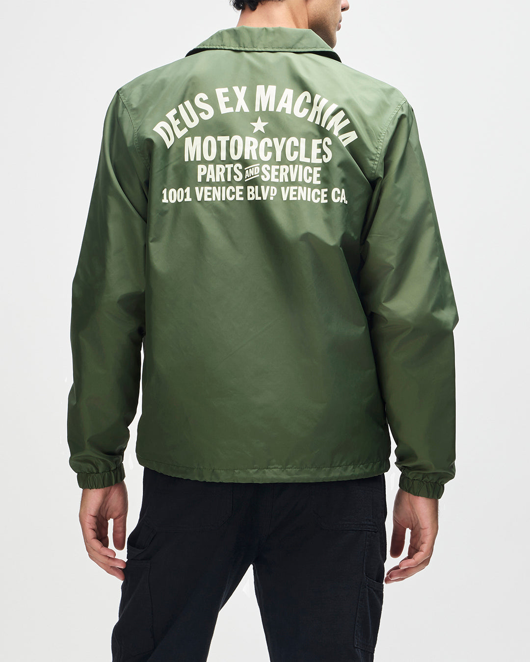 Jackets | Deus Ex Machina | Venice Coach - Pine Green – Deus Ex