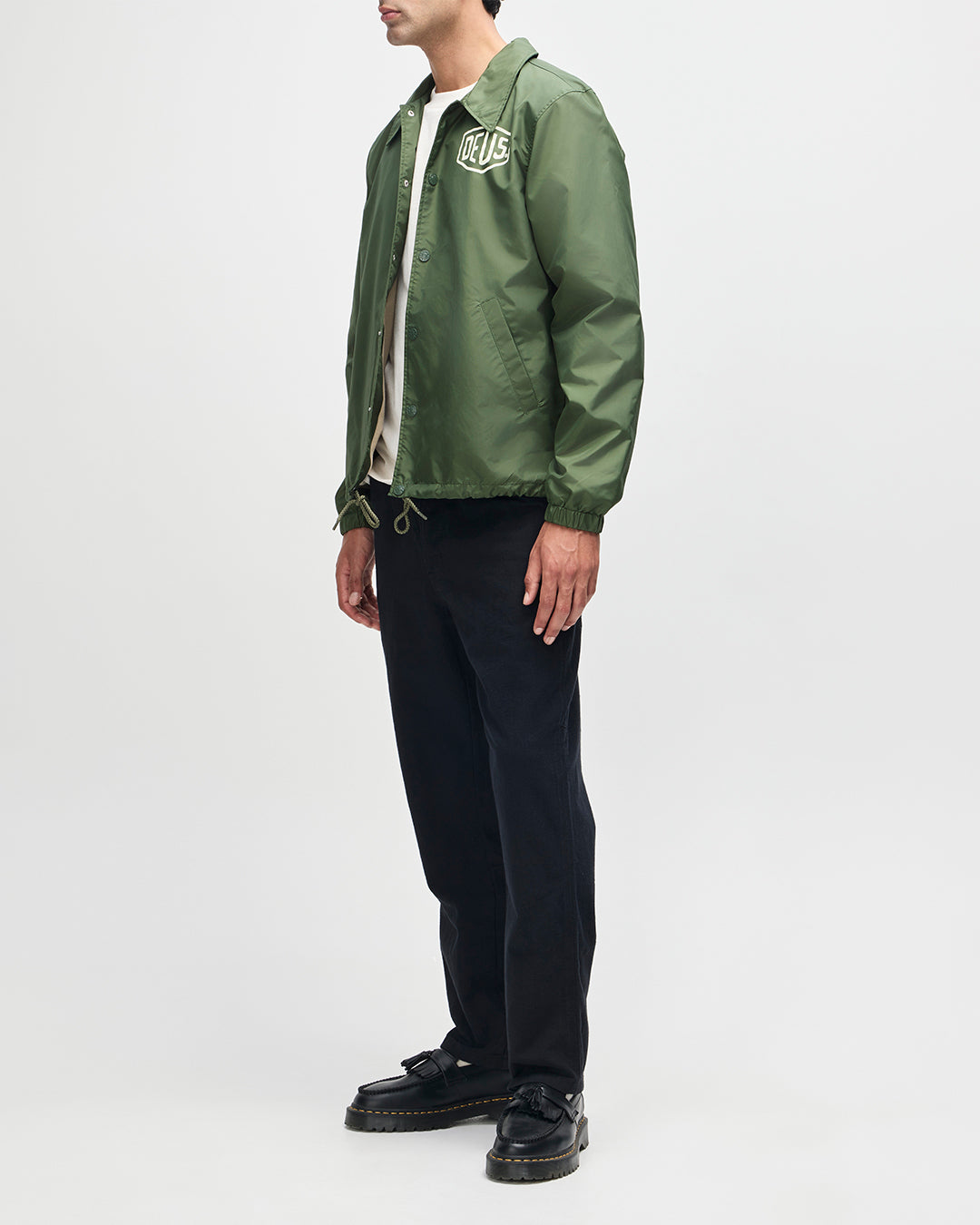 Jackets | Deus Ex Machina | Venice Coach - Pine Green – Deus Ex