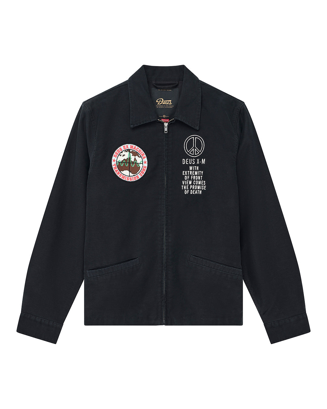 Jackets | Deus Ex Machina | Fugazi Souvenir Jacket - Black – Deus