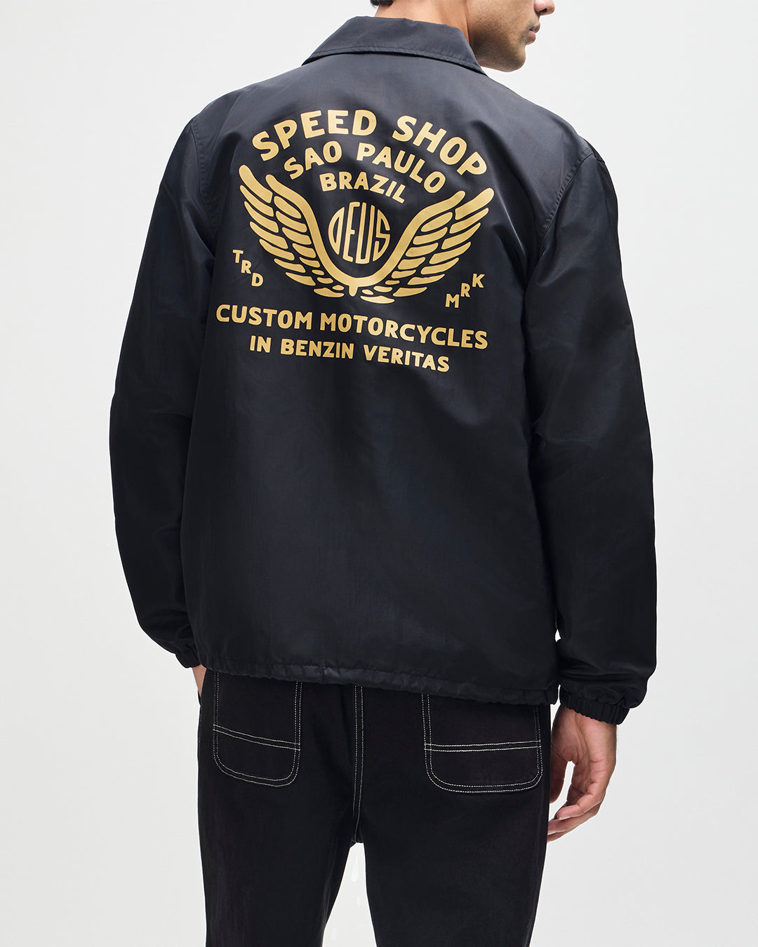 Jackets | Deus Ex Machina | Munificence Nylon Coach - Black – Deus