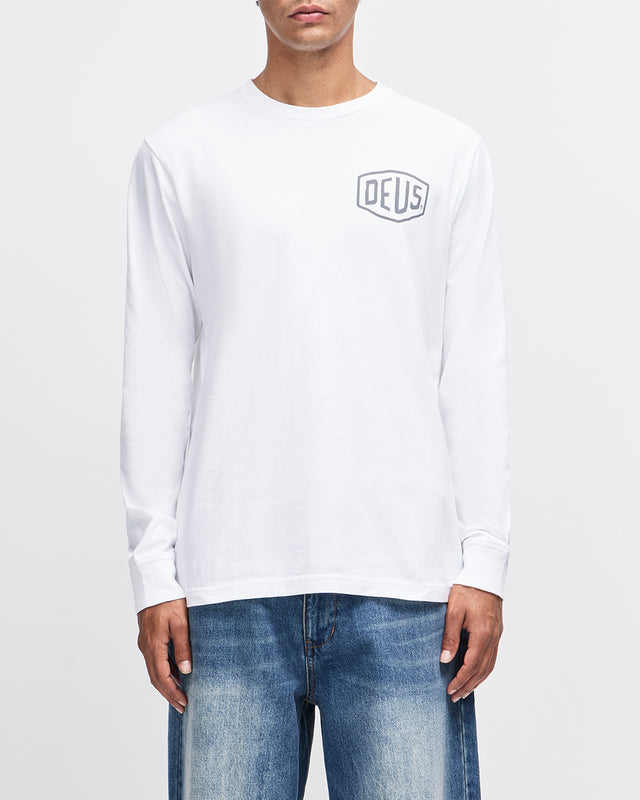 Venice LS Tee White
