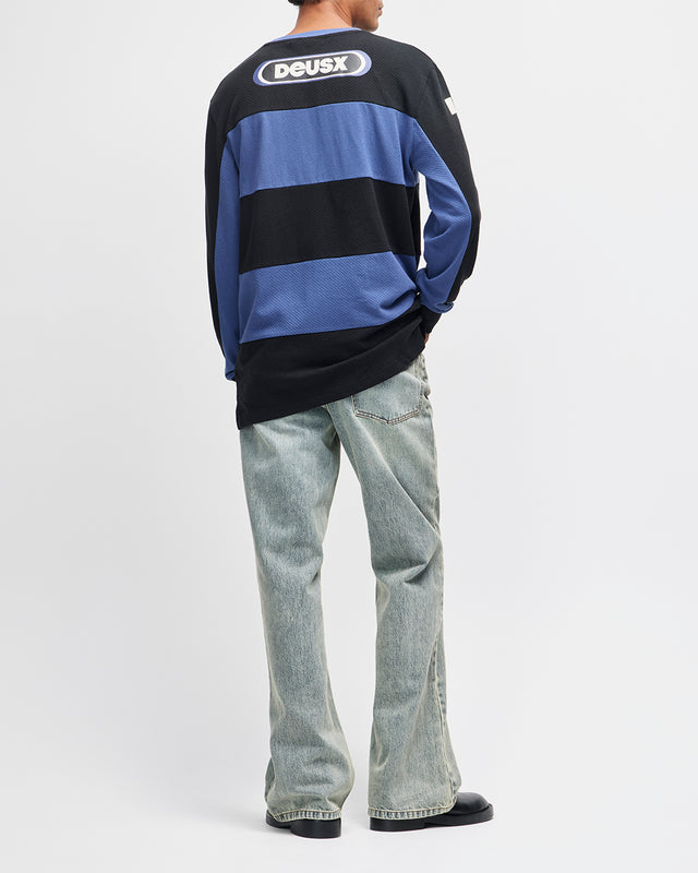 Vilander Moto Jersey - Mechanic Blue Combo