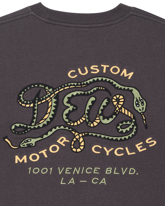 Danger Noodle Ls Tee - Anthracite