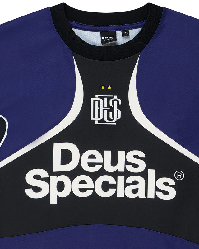 Maillot Spectacle Moto - Bleu Phare