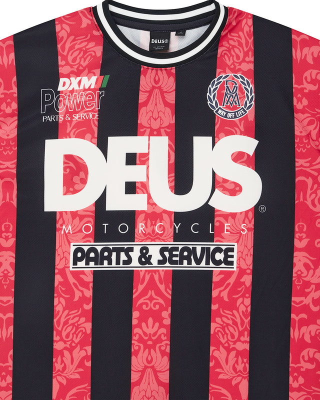 Nouveau Moto Tee - Fiery Red