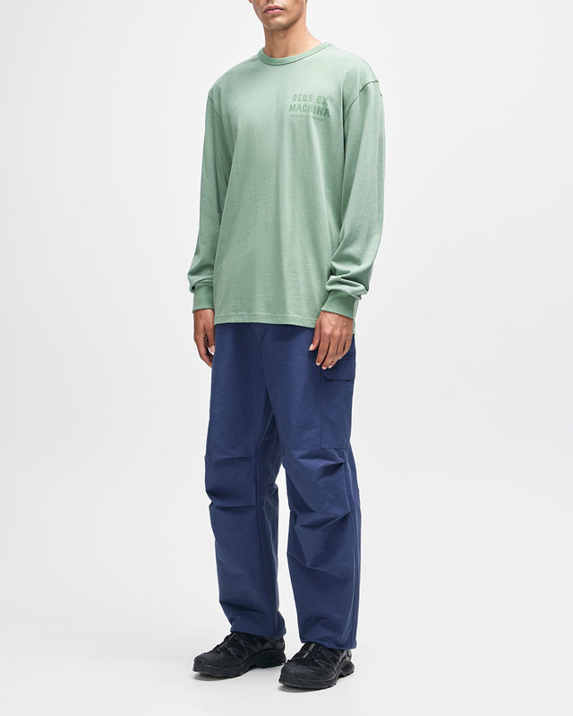 Kumbaya Ls Tee - Loden Frost Green