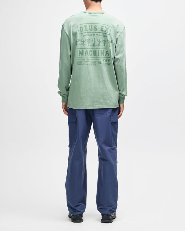 Kumbaya Ls Tee - Loden Frost Green
