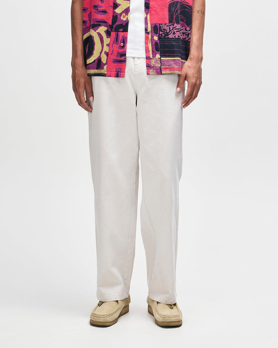 Pantalones | Deus Ex Machina | Pantalón Stringer Walk - Blanco sucio ...