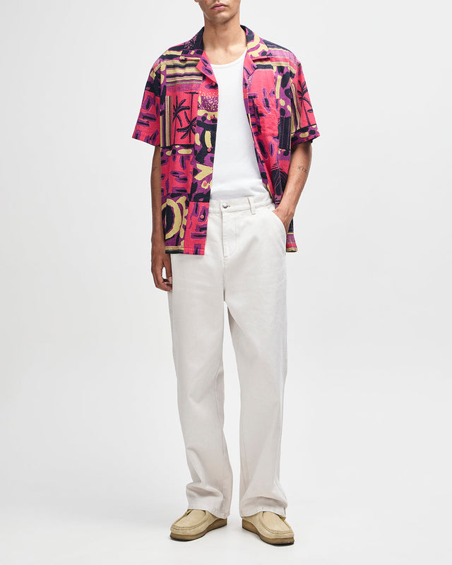 Stringer Walk Pant - Dirty White