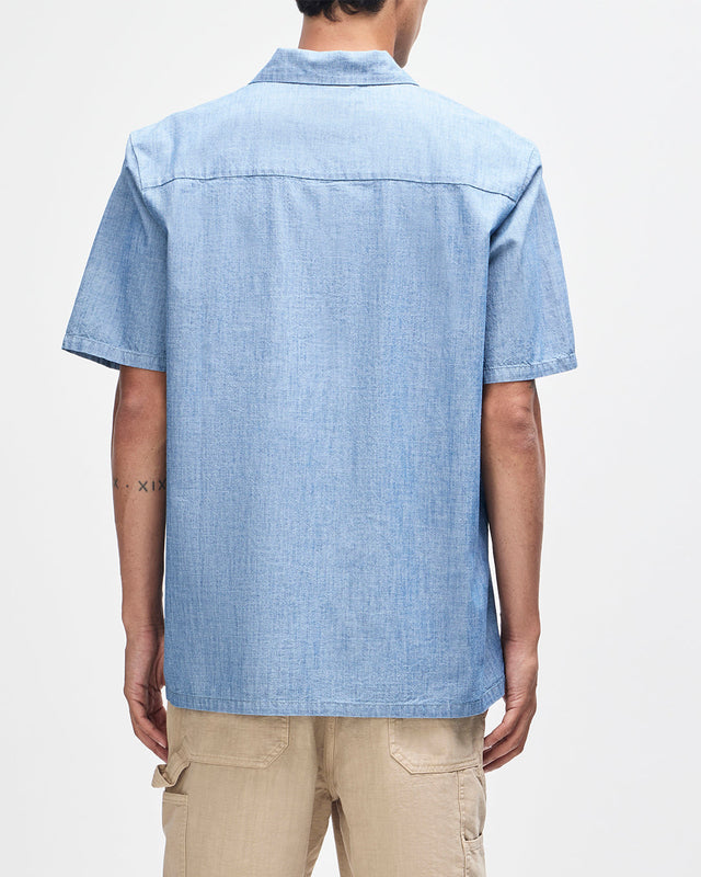 D261MSH104-ForecourtChambrayShirt