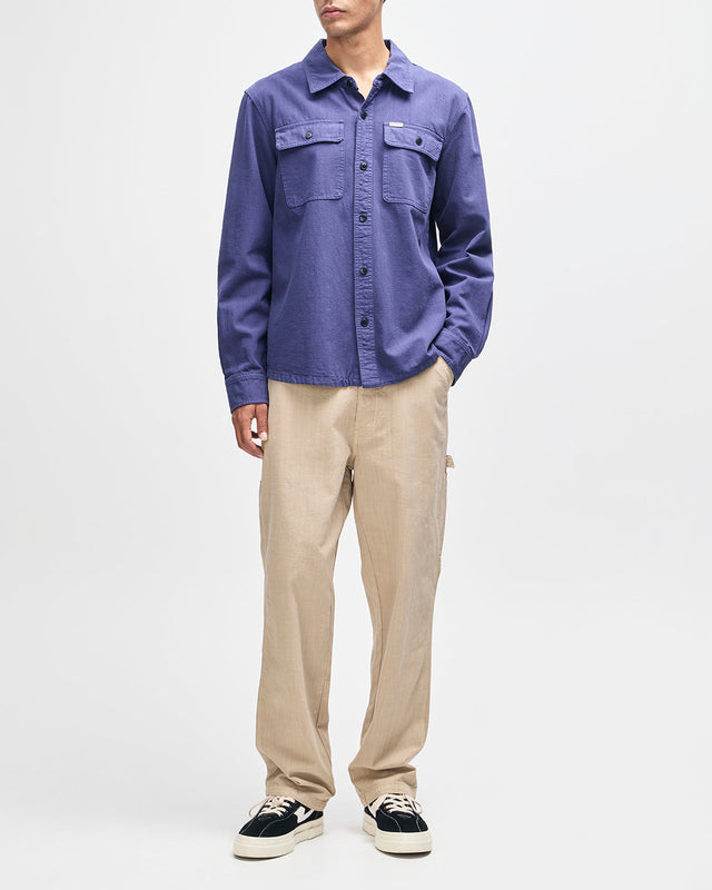 Vacay Chambray Shirt - Mechanic Blue