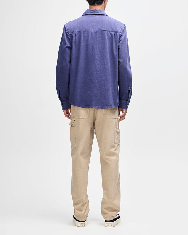 Vacay Chambray Shirt - Mechanic Blue