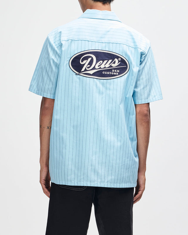 D261MSH312-ForecourtStripeShirt-Sky