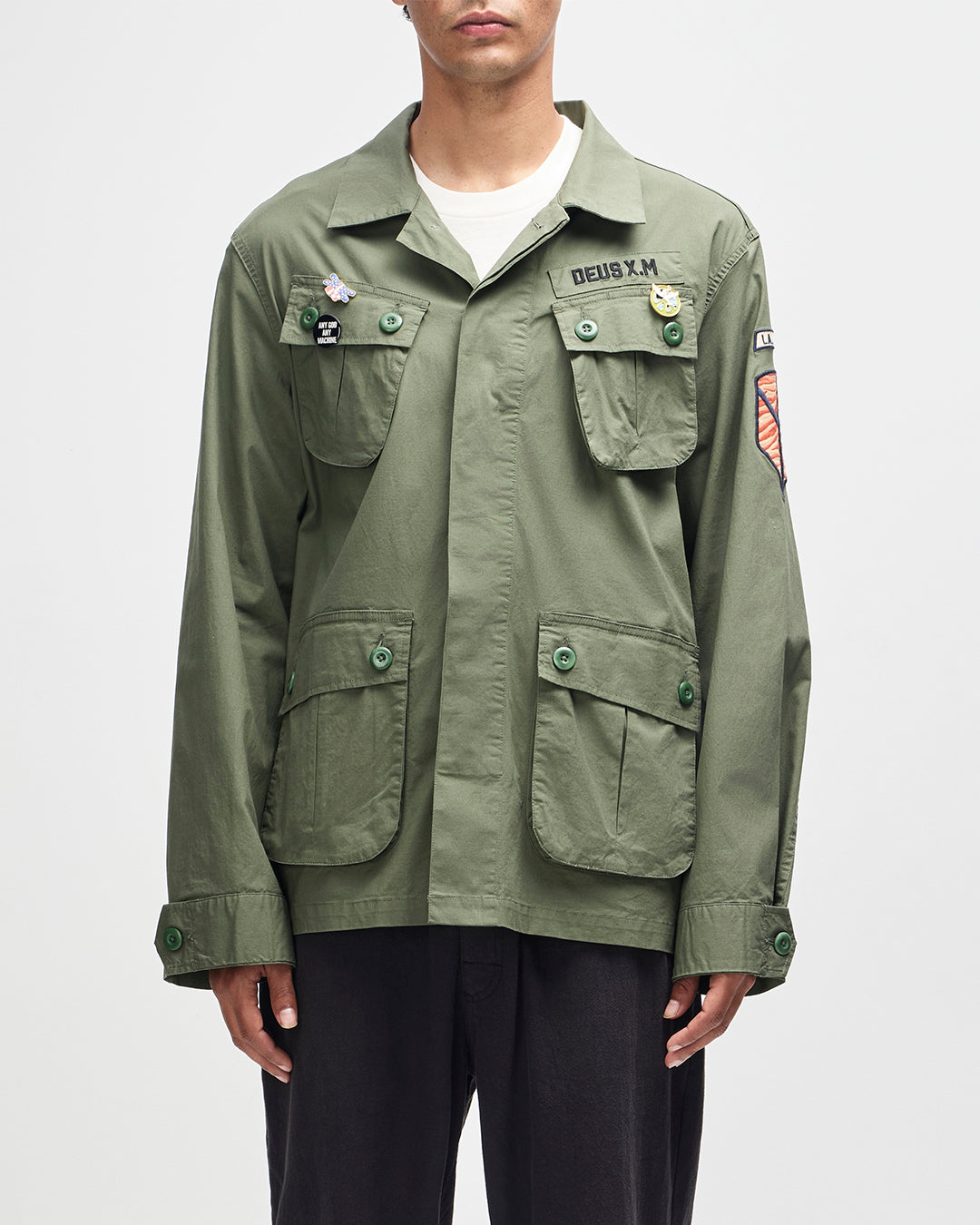 Camisas | Deus Ex Machina | Camisa Power - Verde Pino – Deus Ex