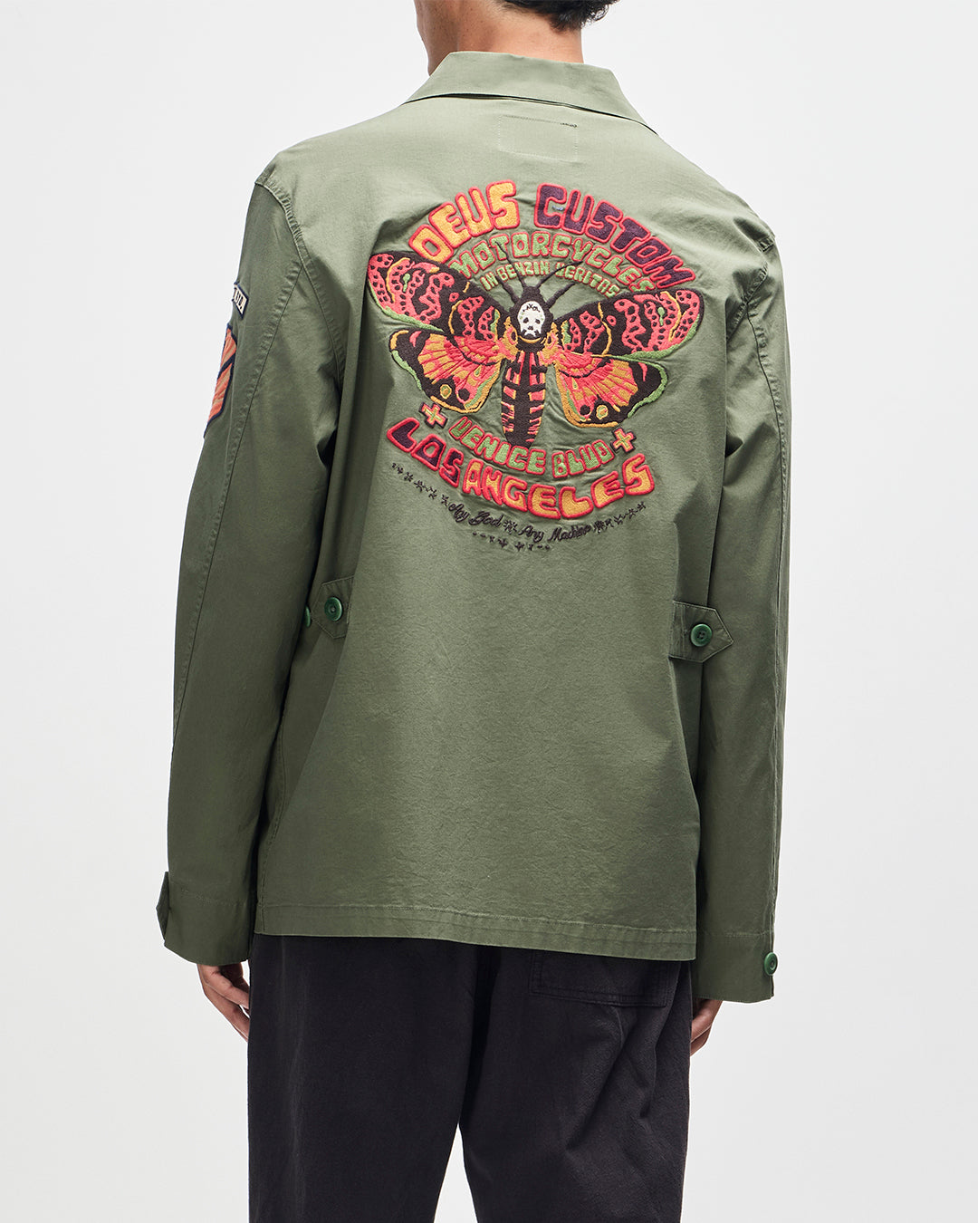 Shirts | Deus Ex Machina | Power Overshirt - Pine Green – Deus Ex