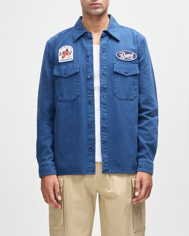 D261MSH315-NomadShirt-MechanicBlue