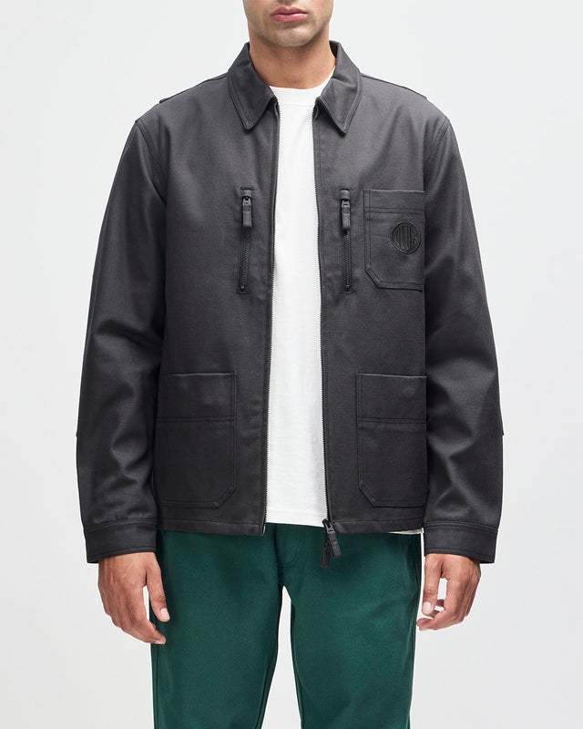 D261MSH366-AirFlowOvershirt-Black