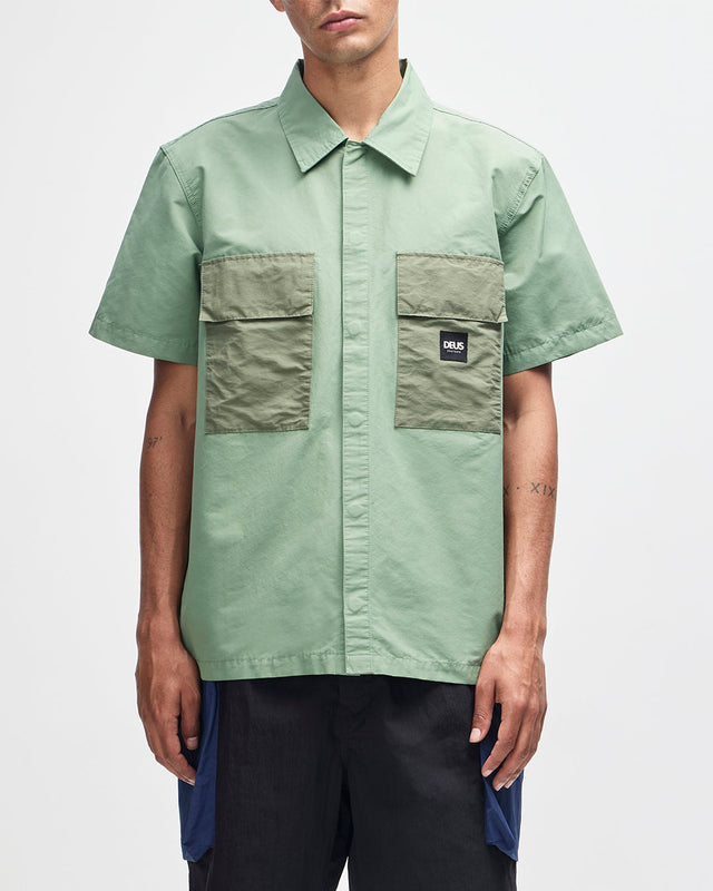 D261MSH514-BriggsShirt-LodenFrost