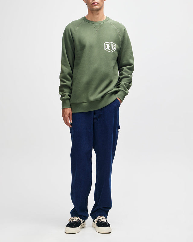 Venice Address Crew - Pine Green