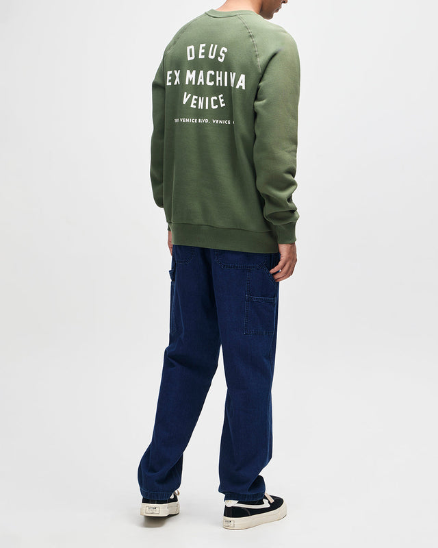 Venice Address Crew - Pine Green